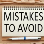 Mistakes to Avoid